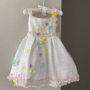 Us Angels Beautiful Baby Girl Floral Dress 18mos